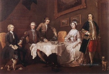  Familia Pintura - La familia StrodeWilliam Hogarth